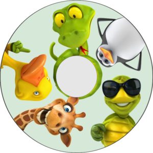 Speichenschutz Nr. 3336 - Tiergesichter